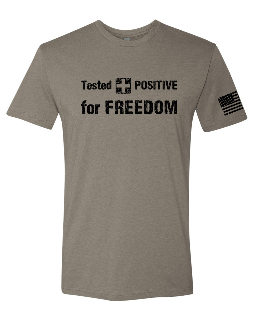 POSITIVE for FREEDOM crewneck t-shirt